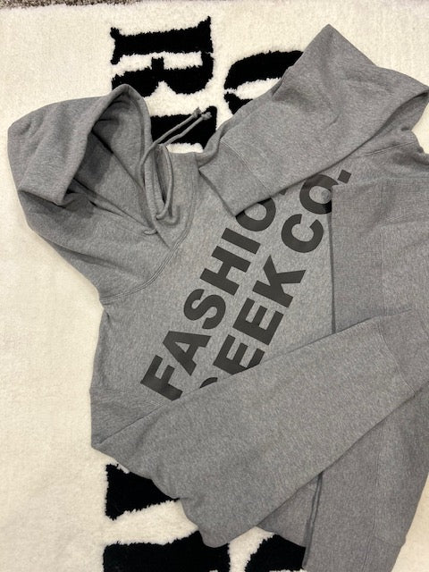 Fashion Geek Co Hoodie Grey